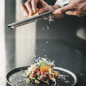 Stainless Steel Cheese Grater Lemon Zester With Cover Cheese Lemon Fruit Chocolate Grater With Nonslip Handle Kitchen Gadget - Image 4