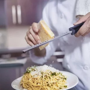 Stainless Steel Cheese Grater Lemon Zester With Cover Cheese Lemon Fruit Chocolate Grater With Nonslip Handle Kitchen Gadget - Image 5