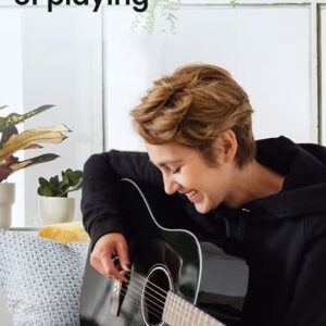 38-Inch Guitar With Accessories Set for Kids and Adults with Guitar Bag Tuner Brass strings Capo String Pick and Clean Cloth for Gift - Image 4