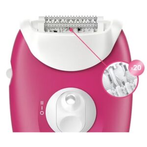 Silk-epil 3 SkinSpa 3202 Epilator, Bikini Trimmer, Cleaning Brush, Smart Light, Corded - Image 4