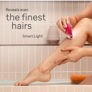 Silk-epil 3 SkinSpa 3202 Epilator, Bikini Trimmer, Cleaning Brush, Smart Light, Corded - Image 5
