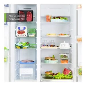 734l Gross Capacity 562l Net Capacity Premium Side By Side Refrigerator With Nutri Tafreez Hygienic Freezing Energy Efficient Inverter Compressor External Control Touch Panel Elegant Premium Finish Nr-bs734msae Matt Black-10 Year Compressor Warranty 362 kW NR-BS734MSAE Matt Black - Image 4