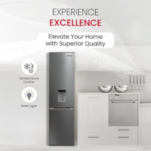 276L Gross Capacity /248L Net Capacity Refrigerator, Defrost, Mechanical Control, Water Dispenser, and Energy-Efficient Cooling - NBF400 Silver NBF400 Silver - Image 3