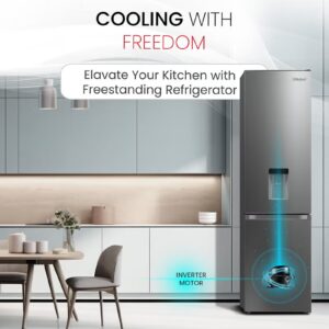 276L Gross Capacity /248L Net Capacity Refrigerator, Defrost, Mechanical Control, Water Dispenser, and Energy-Efficient Cooling - NBF400 Silver NBF400 Silver - Image 5