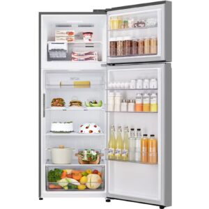 LG 493 Litre Gross/461 litre Net Capacity Flat Door LINEAR Cooling Movable Twisting Ice Maker Refrigerator GR-B652PFFQ Silver - Image 4
