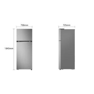 LG 493 Litre Gross/461 litre Net Capacity Flat Door LINEAR Cooling Movable Twisting Ice Maker Refrigerator GR-B652PFFQ Silver - Image 5