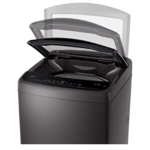 LG 12kg Top Load Washer, Smart Inverter and Turbo Drum, 2024 T18V1NDHT2C Middle Black - Image 6