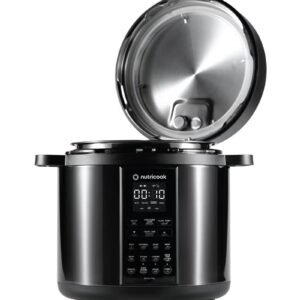Electric Pressure Cooker,8 Liters, Smart Pot 2, 9 In 1 Rice Cooker, Slow Cooker, Steamer, Sauté Pot, Yogurt Maker & More, 12 Smart Programs With New Smart Lid, 2 Years Warranty 8 L 1200 W NC-SP208K Black - Image 6