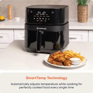 Digital Air Fryer Vision 3 , 5.7L Capacity with Clear Window & Internal Light,6 Presets, Air Fry, Roast, Bake, Broil, Dehydrate& Reheat, 2 Years limited Warranty 5.7 L 1700 W NC-AF357V Black - Image 8