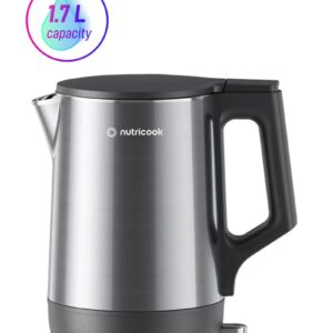 Stainless Steel Electric Kettle 1.7L, 1800W, Patented U-Shaped Rust Resistant Interior with 3-dimensional Fast Heating Technology, Surgical Grade Steel,2-Year Warranty 1.7 L 1800 W NC-USK501 Stainless Steel - Image 5