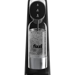Fizzi Soda Maker, Fully Automated 3 Fizz Levels, Smart Lock System, 1L Carbonated Bottle, Sparkling Soda Maker,60L CO2 cylinder Not Included, 2 Year Warranty NC-FSM100 Black - Image 4