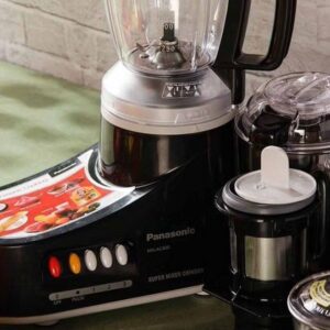 Panasonic 5-Piece Electric Mixer Grinder Set 1000 W MXAC400 Black/Silver/Clear - Image 4