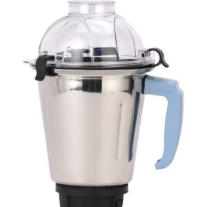 KRYPTON 2-IN-1 Mixer Grinder- 550W Powerful Copper Motor with Stainless Steel Jars and Blade| Perfect for Making Smoothies, Milkshakes, Grinding Nuts, Spices, Etc| 2 Jars with 3 Speed Control| 2 Years Warranty 550 W KNB6191N Multicolour - Image 2