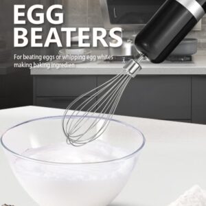 Multifunctional Hand Blender, 4 IN 1 Electric Blender with Chopper, Mixer,Whisk, 700W,KM-1091,Black - Image 4