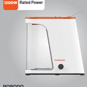 Popcorn Maker with Detachable Tank / Oil-Free Popcorn Machine / 1200W Power / Healthier Snack / Hot Air Popper Maker Machine / 60g Corn Kernel Capacity - White and Orange - Image 5