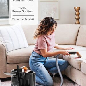 Carpet Cleaner with 11kPa Suction Power, Dual Water Tank Sofa Cleaner, Powerful Stain Remover Cleaning Machine, Spot Cleaner with Versatile Tools, 500W Deep Stain Cleaner for Home/Office/Car - Image 6