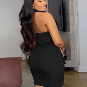 Wmstar Plus Size Two Piece Sets Women's Clothing Wholesale Fashion Casual Suit Sleeveless Bodycon Vest High Waist Office Lady - Image 3