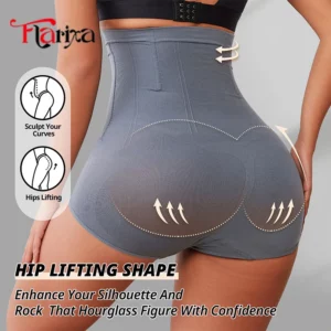 Flarixa Waist Trainer Tummy Control Underwear Panties Women Seamless High Waist Briefs With Hooks Butt Lifter Body Shapewear - Image 4