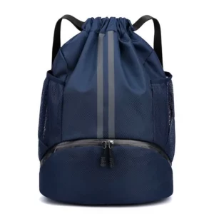 Basketball Football or swimming bag dry wet separation swimsuit storage bag sports backpack training and fitness drawstring - Image 7