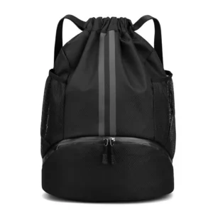 Basketball Football or swimming bag dry wet separation swimsuit storage bag sports backpack training and fitness drawstring - Image 5