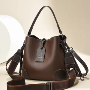 TRAVEASY Women's Vintage Bucket Bag 2025 New Large Capacity Crossbody Shoulder Bag Fashion Stylish Spacious Handbag for Women - Image 1