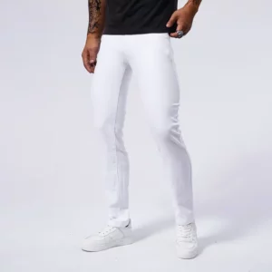 Men's White Casual Jeans New Denim Pants Comfortable Fashion Stretch Slim Fit Straight Trousers Male Clothing Streetwear - Image 5