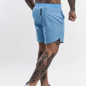 Brand Men Fitness Bodybuilding Gyms Workout Shorts Man Summer Male Breathable Quick Dry Sportswear Jogger Beach Short Pants - Image 7
