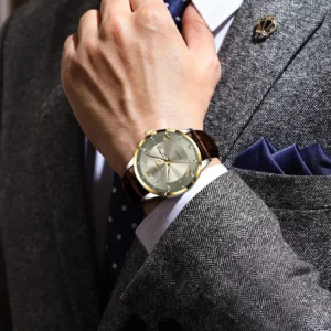 POEDAGAR Original Fashion Watch For Man Leather Date Week Quartz Men Watch Waterproof Luminous Business Men's Watches Male Reloj - Image 6