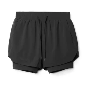 Men Sport Shorts Sportswear Double-deck Running Shorts 2 in 1 Beach Bottoms Summer Gym Fitness Training Jogging Short Pants Men - Image 4