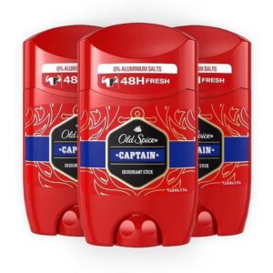 Old Spice Captain Deodorant Stick For Men, 3 x 50 ml - Image 8