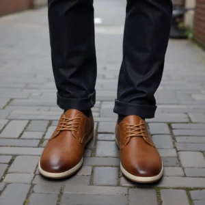 Men Sneakers Fashionable comfortable leather shoes 2024 men casual shoe - Image 2