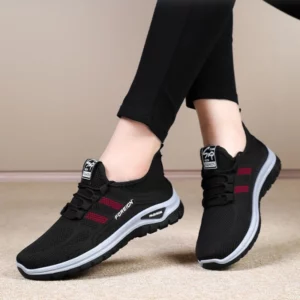 Women Casual Sports Shoes Breathable Lightweight Sneakers Anti-slip Flats Outdoor Running Walking Shoes Female Vulcanized Shoes - Image 6