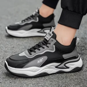 Men's casual Racing sports shoes four seasons new soft-sole non-slip outdoor running shoes students Lightweight speed sneakers - Image 4