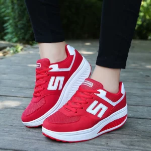 Spring And Autumn Women's Shoes Leather Breathable Fashionable Women's Rocking Shoes Casual Sports Shoes Trendy Women's Shoes - Image 5