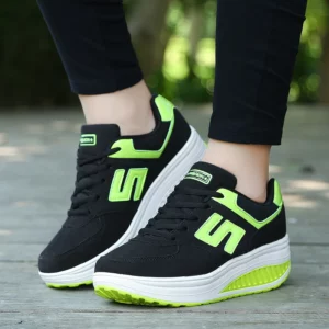 Spring And Autumn Women's Shoes Leather Breathable Fashionable Women's Rocking Shoes Casual Sports Shoes Trendy Women's Shoes - Image 4