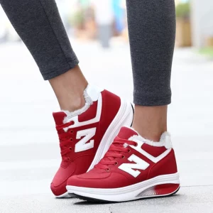 Spring And Autumn Women's Shoes Leather Breathable Fashionable Women's Rocking Shoes Casual Sports Shoes Trendy Women's Shoes - Image 3