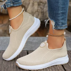 Women's Sneaker Slip On Women Sneakers Breather White Shoes Women Casual Sneaker Sports Shoes Comfortable Vulcanize Shoes Female - Image 1