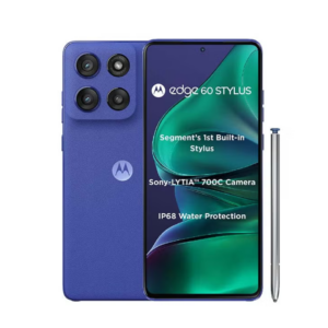 Motorola Edge 60 Stylus 5G Dual SIM PANTONE Surf the web (Blue) 8GB RAM 256GB - Middle East Version - Image 1