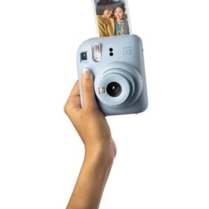 FUJIFILM Instax Mini 12 Instant Film Camera With Pack Of 20 Films Pastel Blue - Image 2