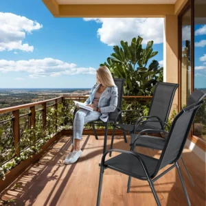 Outdoor Chairs Home Leisure Armchair Outdoor Tea Shop Waterproof Outdoor Courtyard Chair Balcony Furniture كراسي حديقة Sillas - Image 4