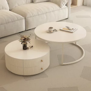 Minimalist Modern Side Table Aesthetic Design Unique Storage End Tables Luxury Decor Mesitas De Centro Para Sala Furniture Home - Image 1