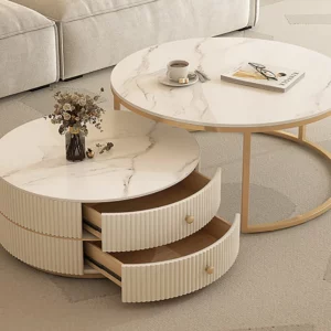 Minimalist Modern Side Table Aesthetic Design Unique Storage End Tables Luxury Decor Mesitas De Centro Para Sala Furniture Home - Image 3