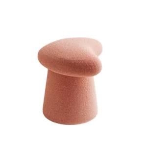 Velvet Vanity Stool & Ottoman - Luxury Dressing Chair for Bedroom/Closet, Cushioned Manicure Seat, Girls Bedroom Decor - Image 5