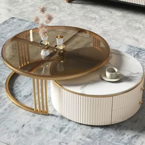 l # Great Furniture New Arrival Living Room Modern Design Marble Coffee Table - Image 1