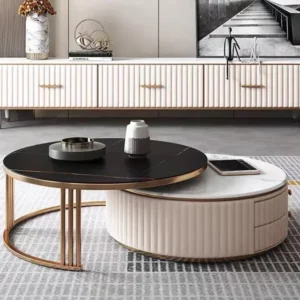 l # Great Furniture New Arrival Living Room Modern Design Marble Coffee Table - Image 4