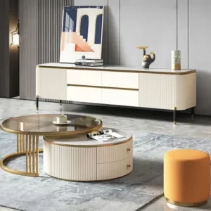l # Great Furniture New Arrival Living Room Modern Design Marble Coffee Table - Image 5