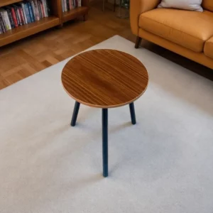 1pc Small Simple Rotundity Coffee Table | Sofa Side Corner Table for Living Room Bedroom Mini Bedside Small Desk Storage Rack - Image 5