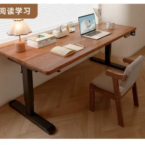 Solid Wood Electric Lifting Table Smart Computer Table Home Bedroom Study Desk E-sports Table Desk Workbench - Image 7