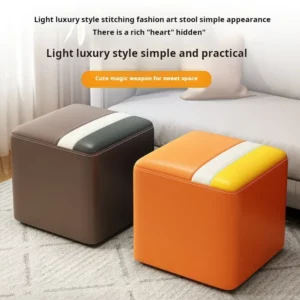Portable Folding Footrest Ottoman - Multi-Functional, Space-Saving Stool for Any Room or Setting - Image 3