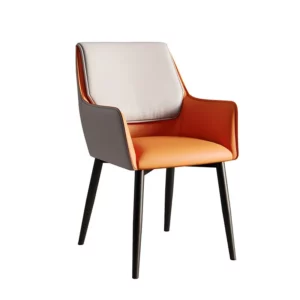Realife Italian Style Minimalist Leisure Dining Chair Home Use Microfiber Leather Soft Bag Chair Thickened And Wear-Resistant - Image 5